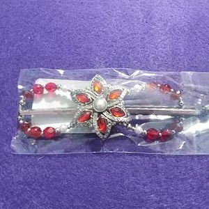 NIP Large Lilla Rose Poinsettia Flexi hairpin